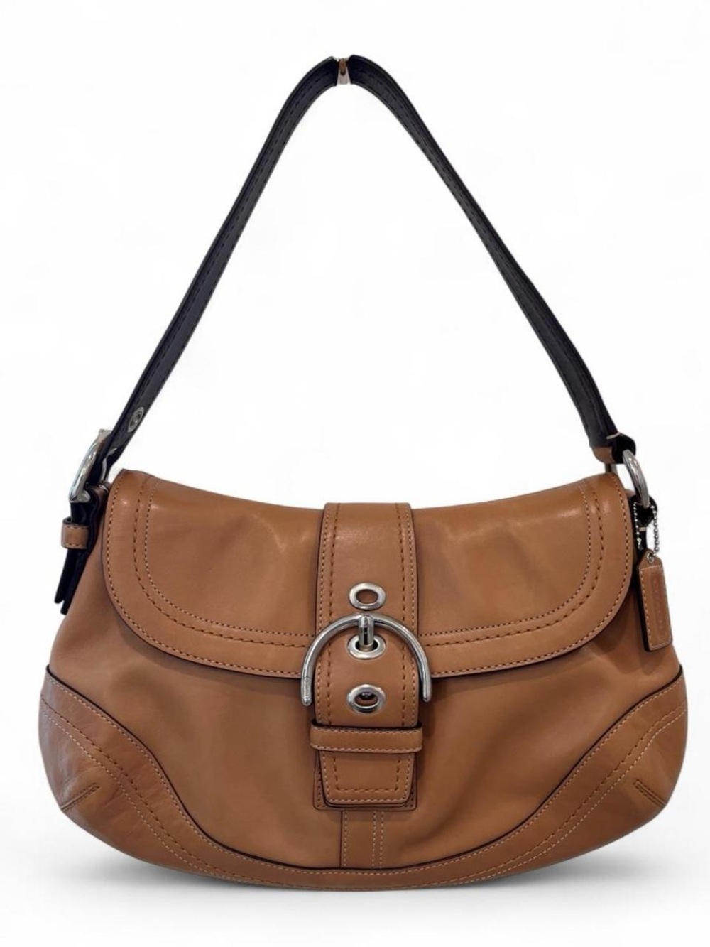 Tan leather Coach Soho Bag